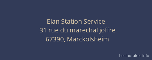 Elan Station Service