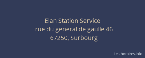 Elan Station Service