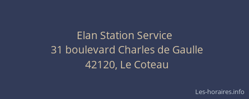 Elan Station Service