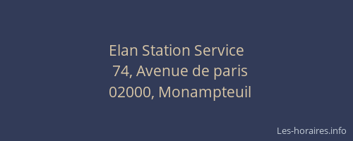 Elan Station Service