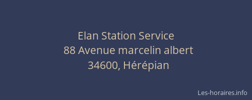 Elan Station Service