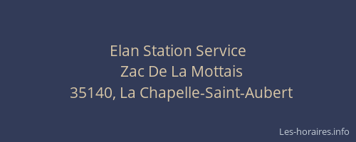 Elan Station Service