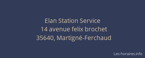 Elan Station Service