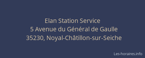 Elan Station Service