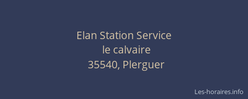 Elan Station Service