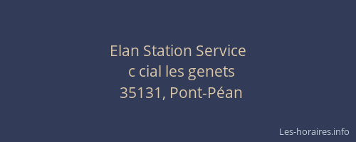 Elan Station Service