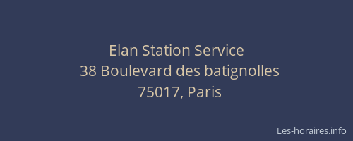 Elan Station Service