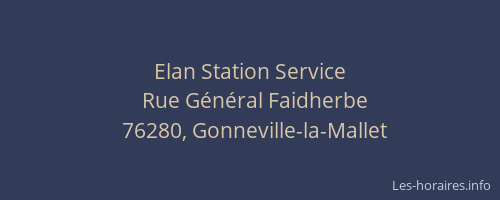 Elan Station Service
