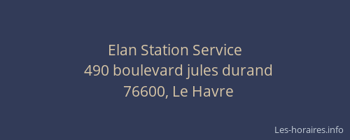 Elan Station Service