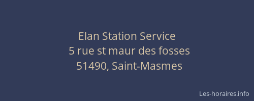 Elan Station Service