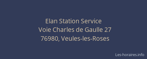 Elan Station Service