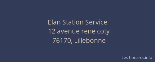 Elan Station Service
