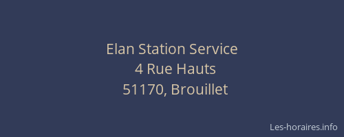 Elan Station Service