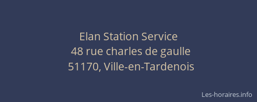 Elan Station Service