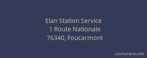 Elan Station Service