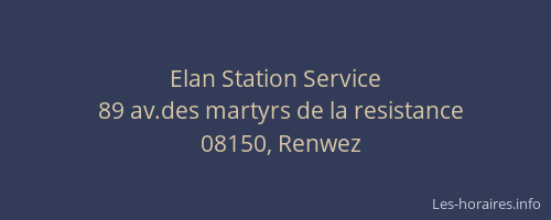 Elan Station Service