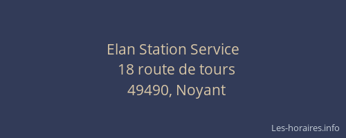 Elan Station Service