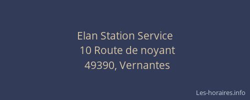 Elan Station Service