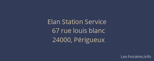 Elan Station Service