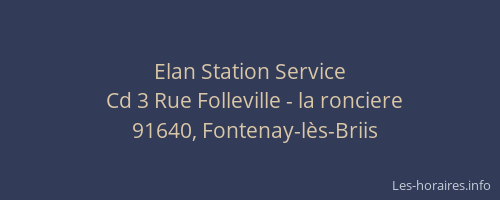 Elan Station Service