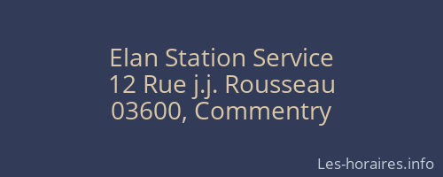 Elan Station Service