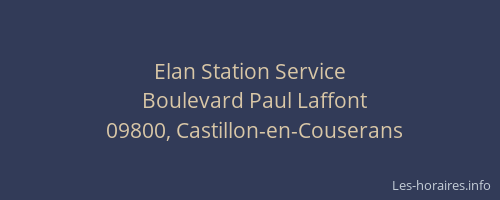 Elan Station Service