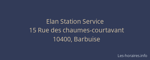 Elan Station Service