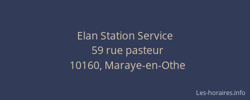 Elan Station Service