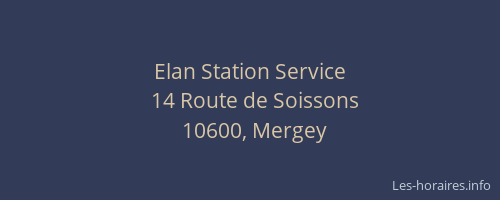Elan Station Service