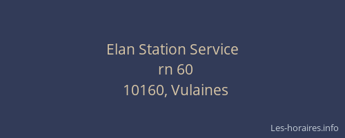 Elan Station Service