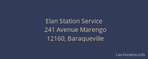Elan Station Service
