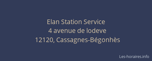 Elan Station Service