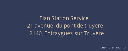 Elan Station Service