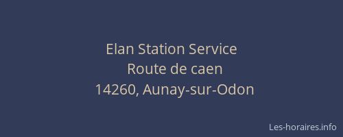 Elan Station Service