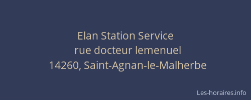 Elan Station Service