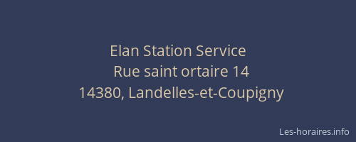 Elan Station Service