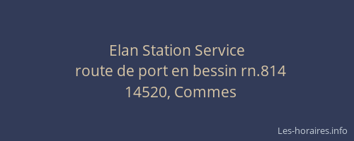 Elan Station Service