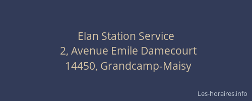 Elan Station Service