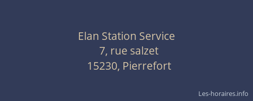 Elan Station Service