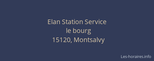 Elan Station Service