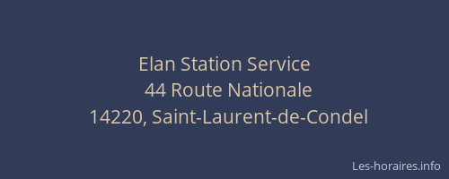 Elan Station Service