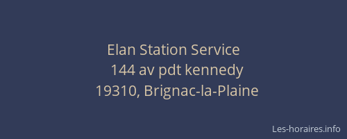 Elan Station Service