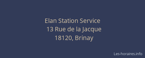 Elan Station Service
