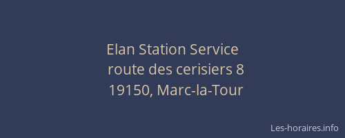 Elan Station Service