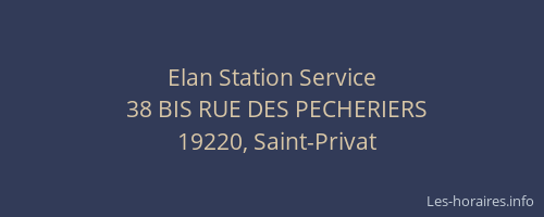 Elan Station Service