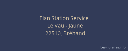 Elan Station Service