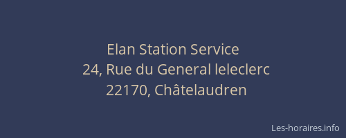 Elan Station Service