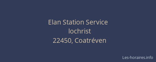Elan Station Service