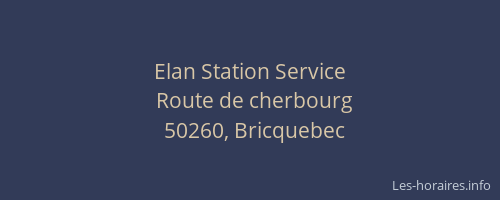 Elan Station Service