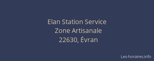 Elan Station Service
